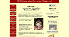 Desktop Screenshot of homeschool-curriculum-savings.com