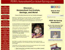 Tablet Screenshot of homeschool-curriculum-savings.com